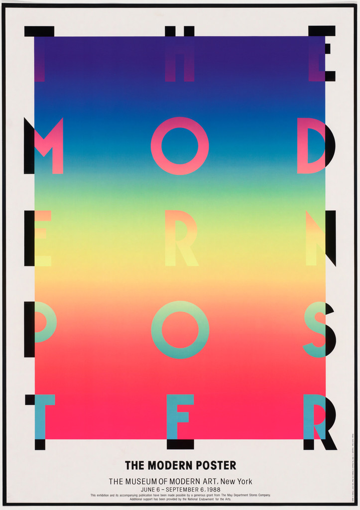 The Modern Poster, The Museum of Modern Art, New York