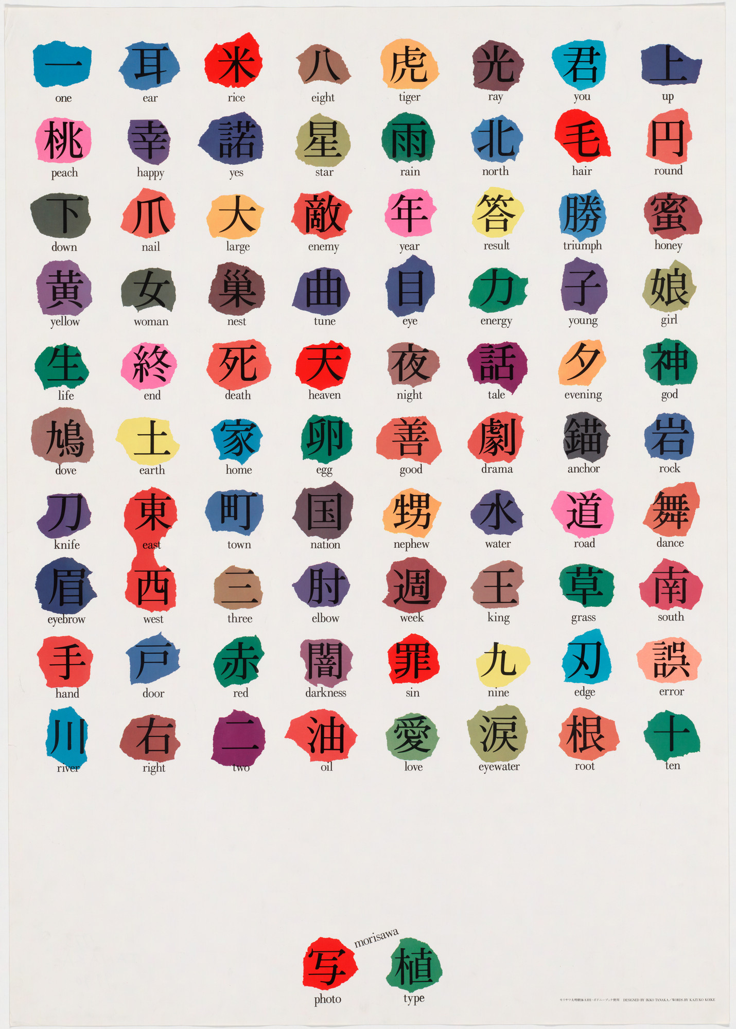 Ikko Tanaka. Morisawa Photosetting Co.. 1973 | MoMA