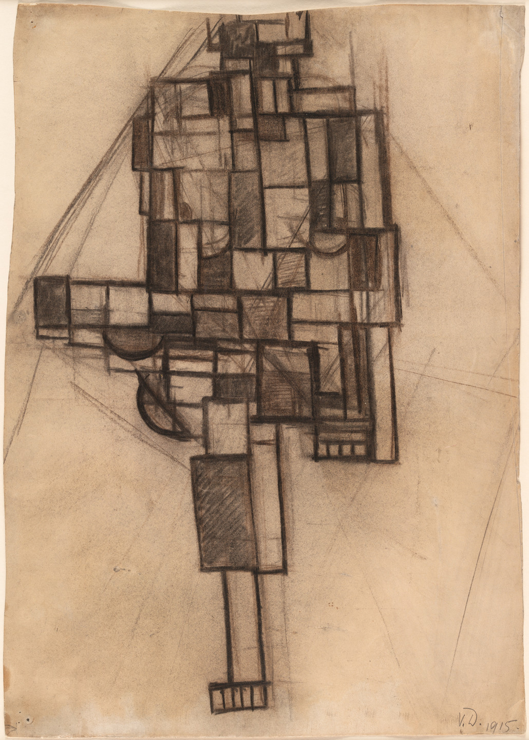 Theo van Doesburg. Composition. 1917, dated 1915