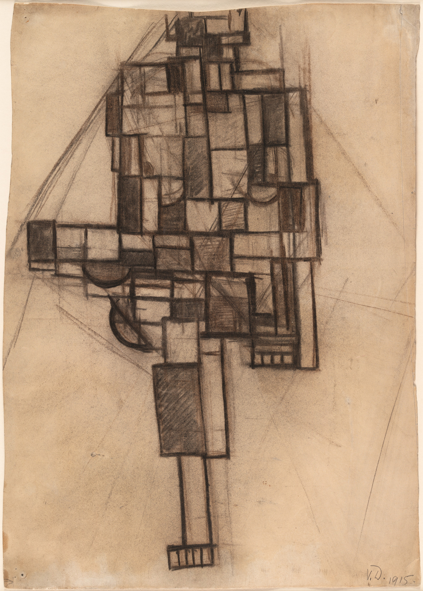 Theo van Doesburg. Composition. 1917, dated 1915 | MoMA
