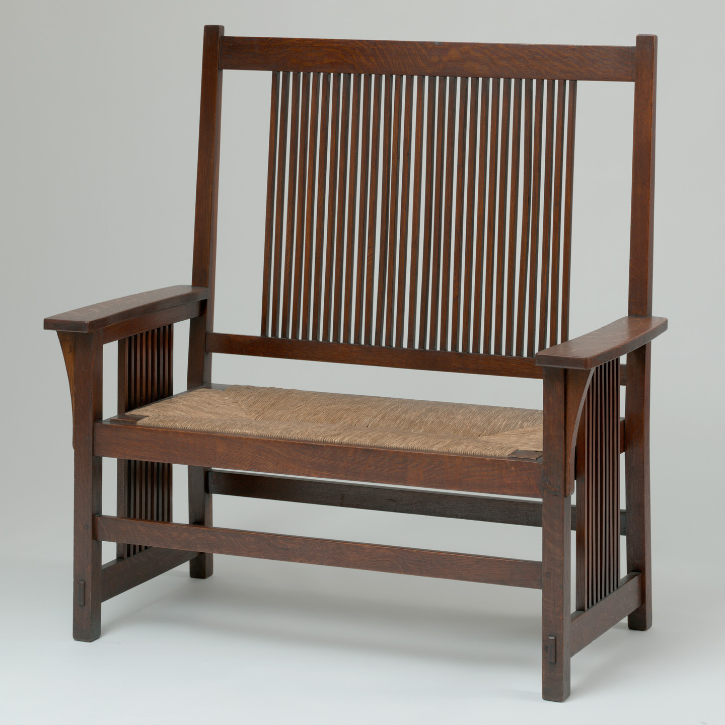 Gustav Stickley. Settee. 1905 | MoMA