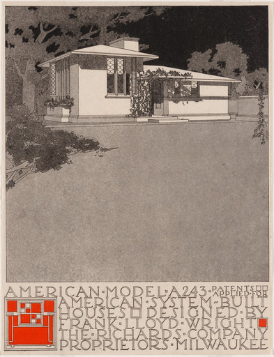 American System-Built Houses for The Richards Company, project
Milwaukee, Wisconsin
Perspective of model A243