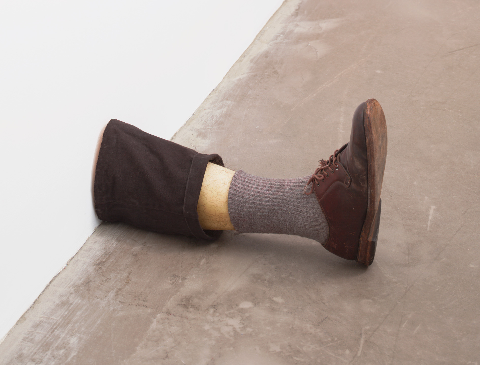 Robert Gober. Untitled Leg. 1989-90