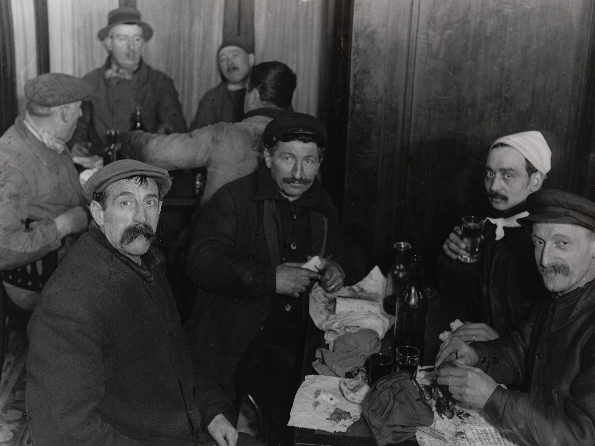 Brassaï (Gyula Halász). Supper with Cesspool Cleaners, Saint-Paul District 