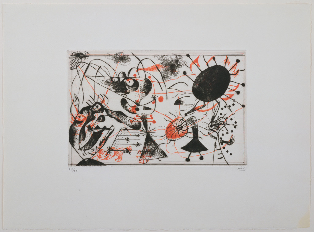 Untitled from Black and Red Series (Série noire et rouge)