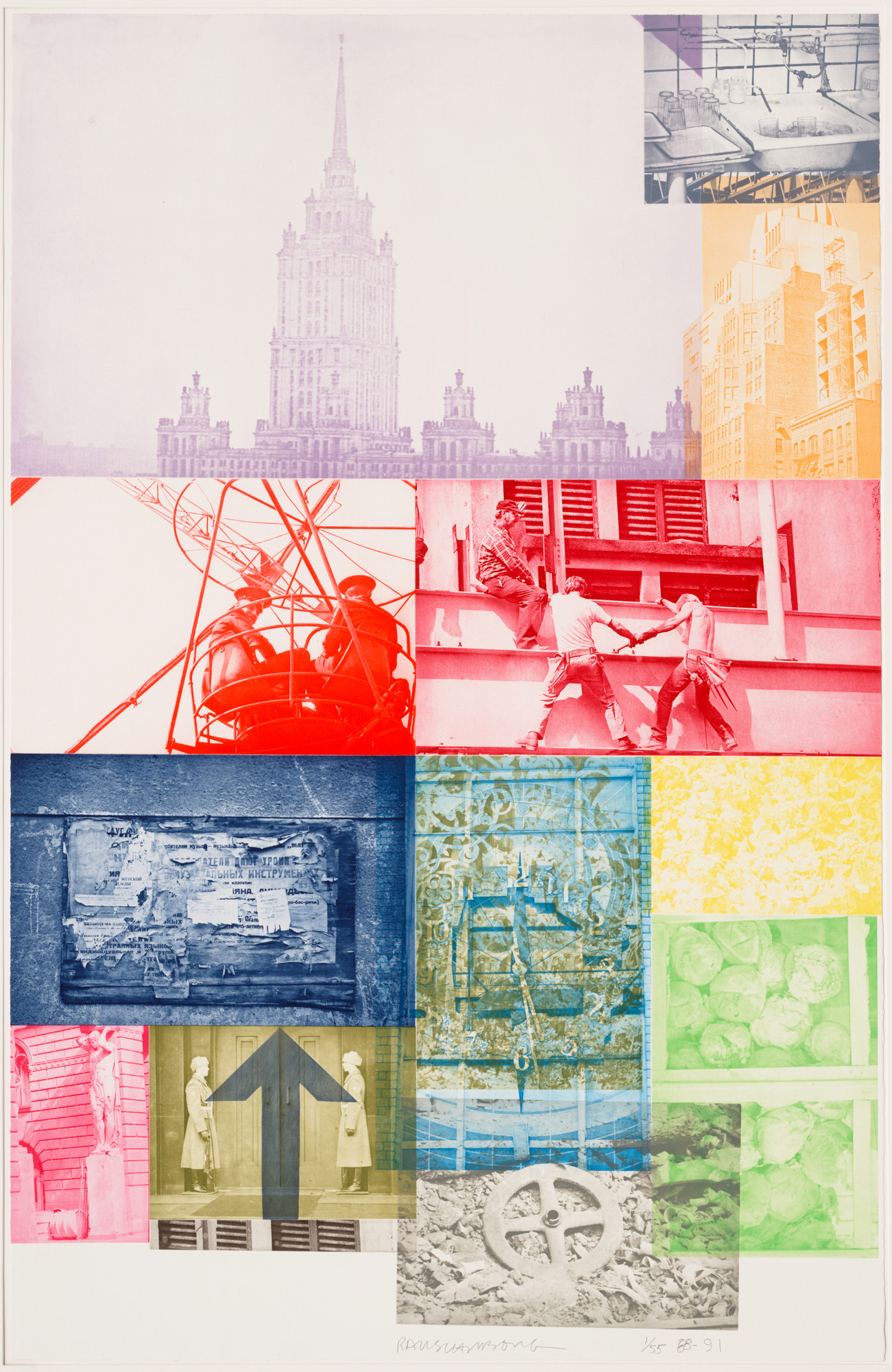 Robert Rauschenberg. Soviet/American Array VII