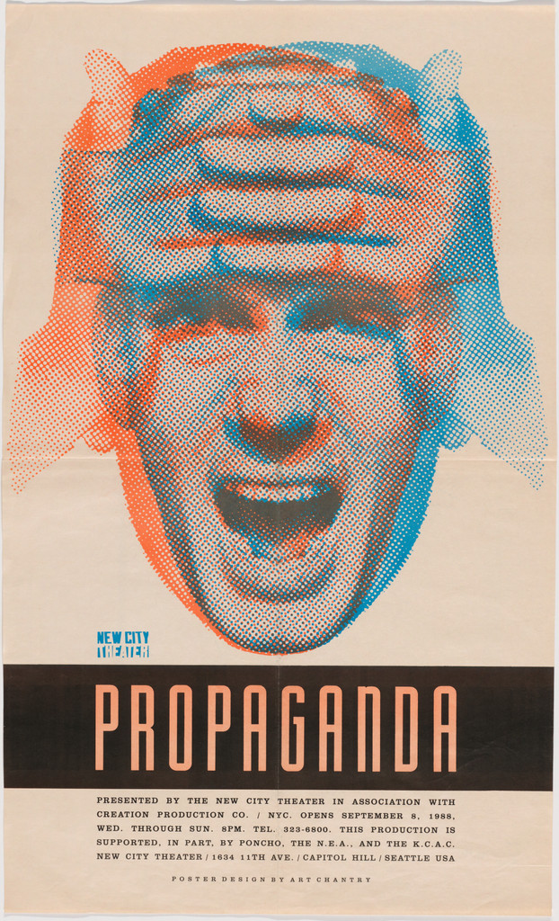 Poster for the Play "Propaganda"