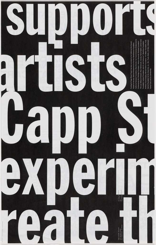 Capp Street Project: James Cathcart, Frank Fantauzzi, Terence Van Elsander