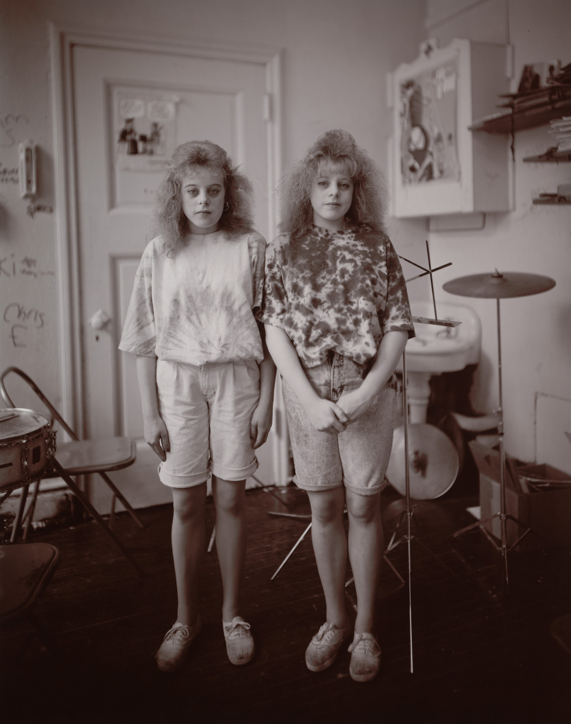 Judith Joy Ross. The Stewart Sisters, H.F. Grebey Junior High School, Hazleton, Pennsylvania. 1992