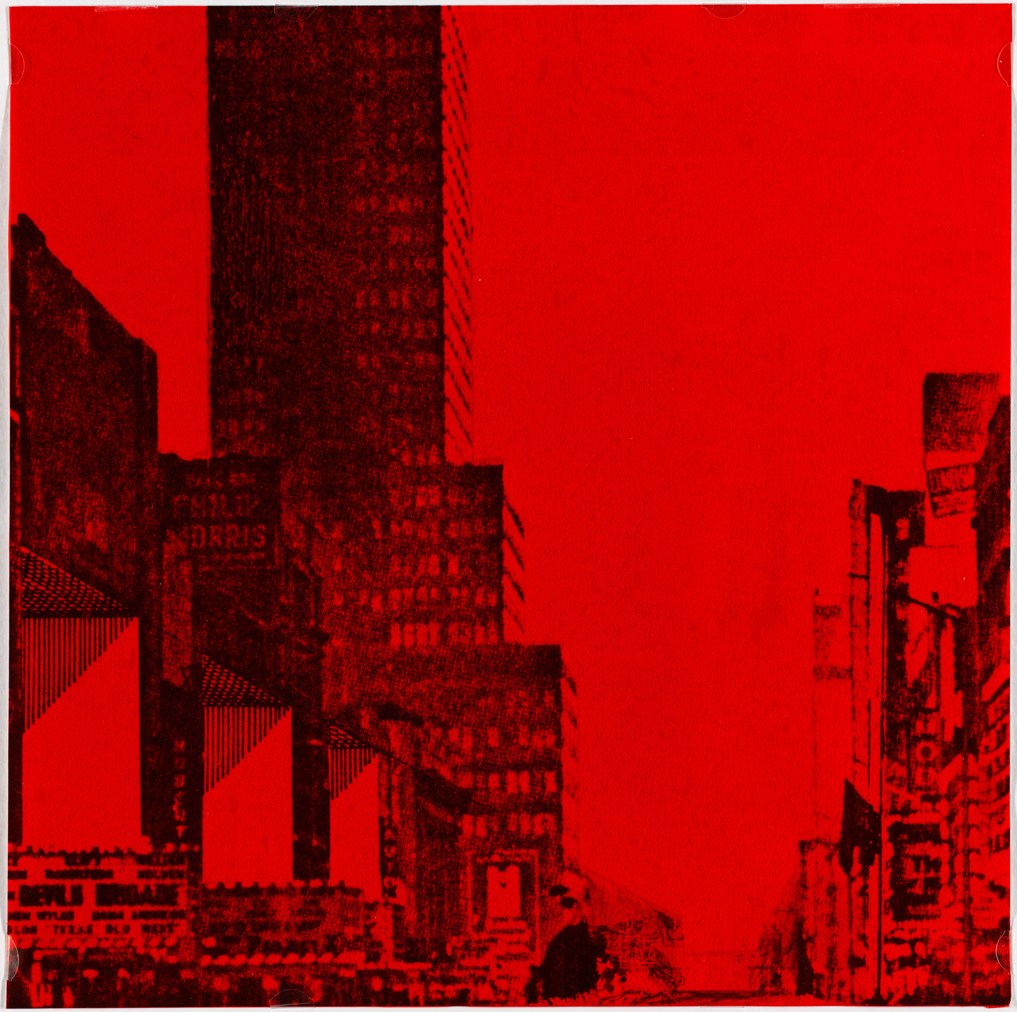 Bernard Tschumi. The Manhattan Transcripts Project, New York, New York, Introductory panel to Episode 2: The Street (Border Crossing)