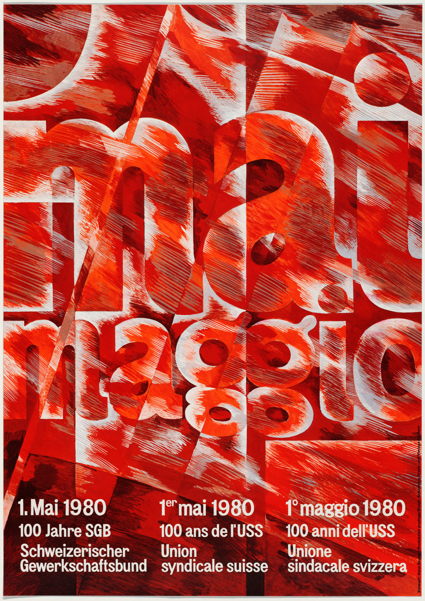 Hans Gantert. 1 May 1980, 1er mai 1980, 1 maggio 1980