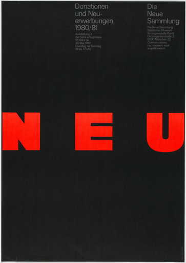 NEU, Die Neue Sammlung