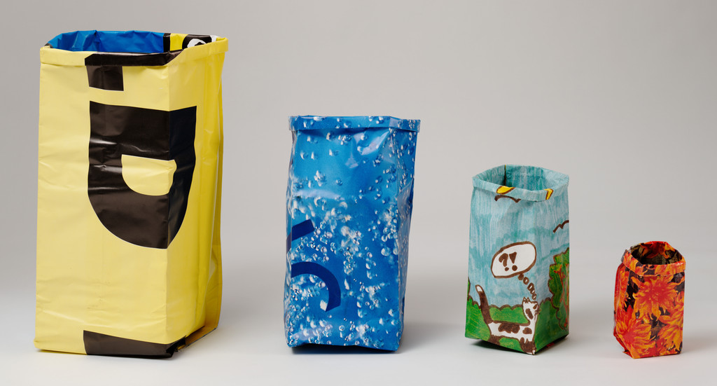 Paper Bags Waste Baskets
