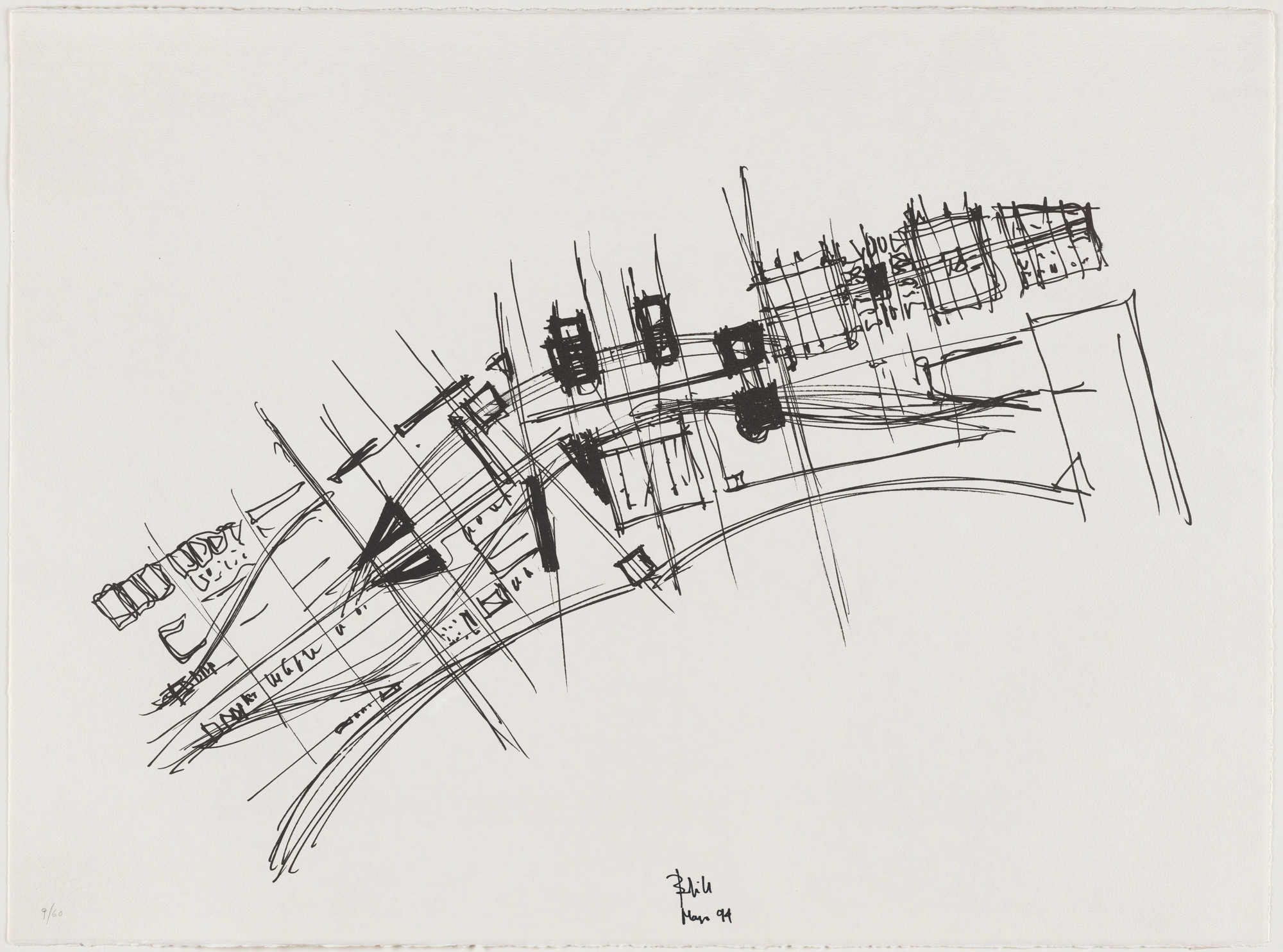 Ricardo Bofill. Town Plan Project, Kobe, Japan
Site plan