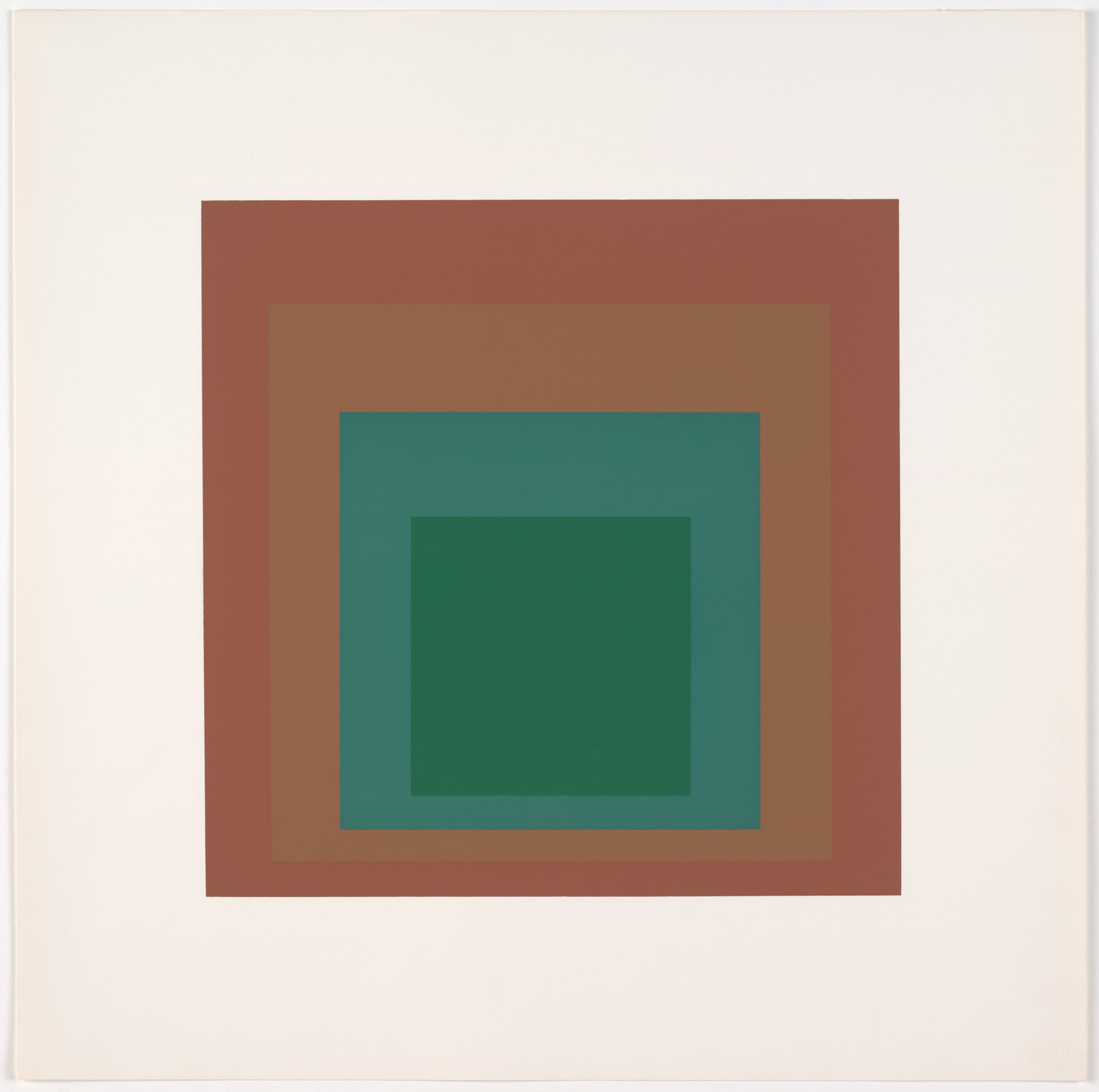 Josef Albers. Reserved from Homage to the Square: Ten Works by Josef Albers. 1962