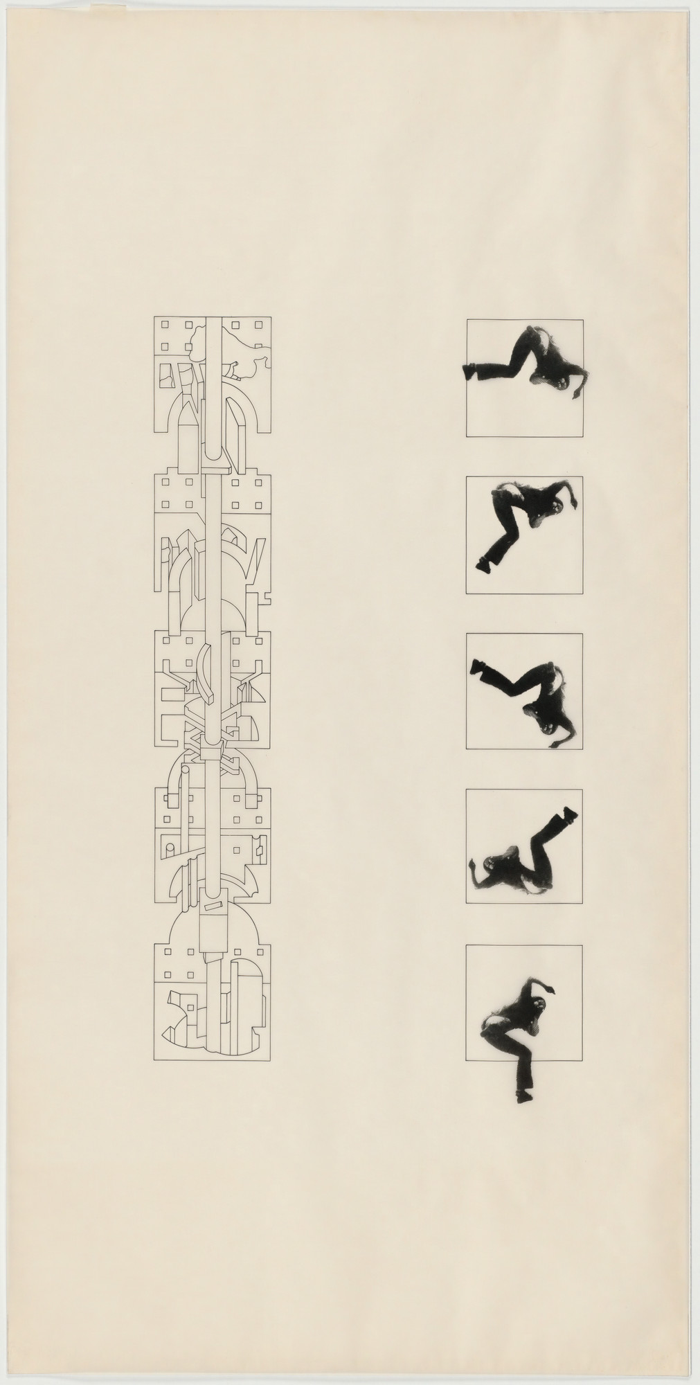 Bernard Tschumi. The Manhattan Transcripts Project, New York, New York, Episode 3: The Tower (The Fall)