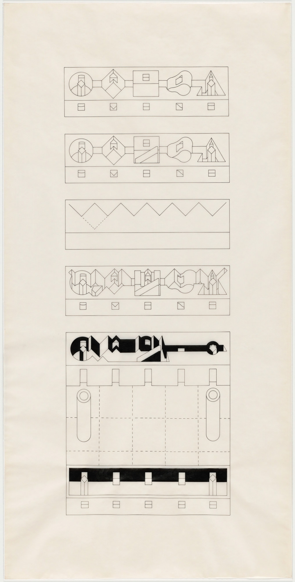 Bernard Tschumi. The Manhattan Transcripts Project, New York, New York, Episode 3: The Tower (The Fall)