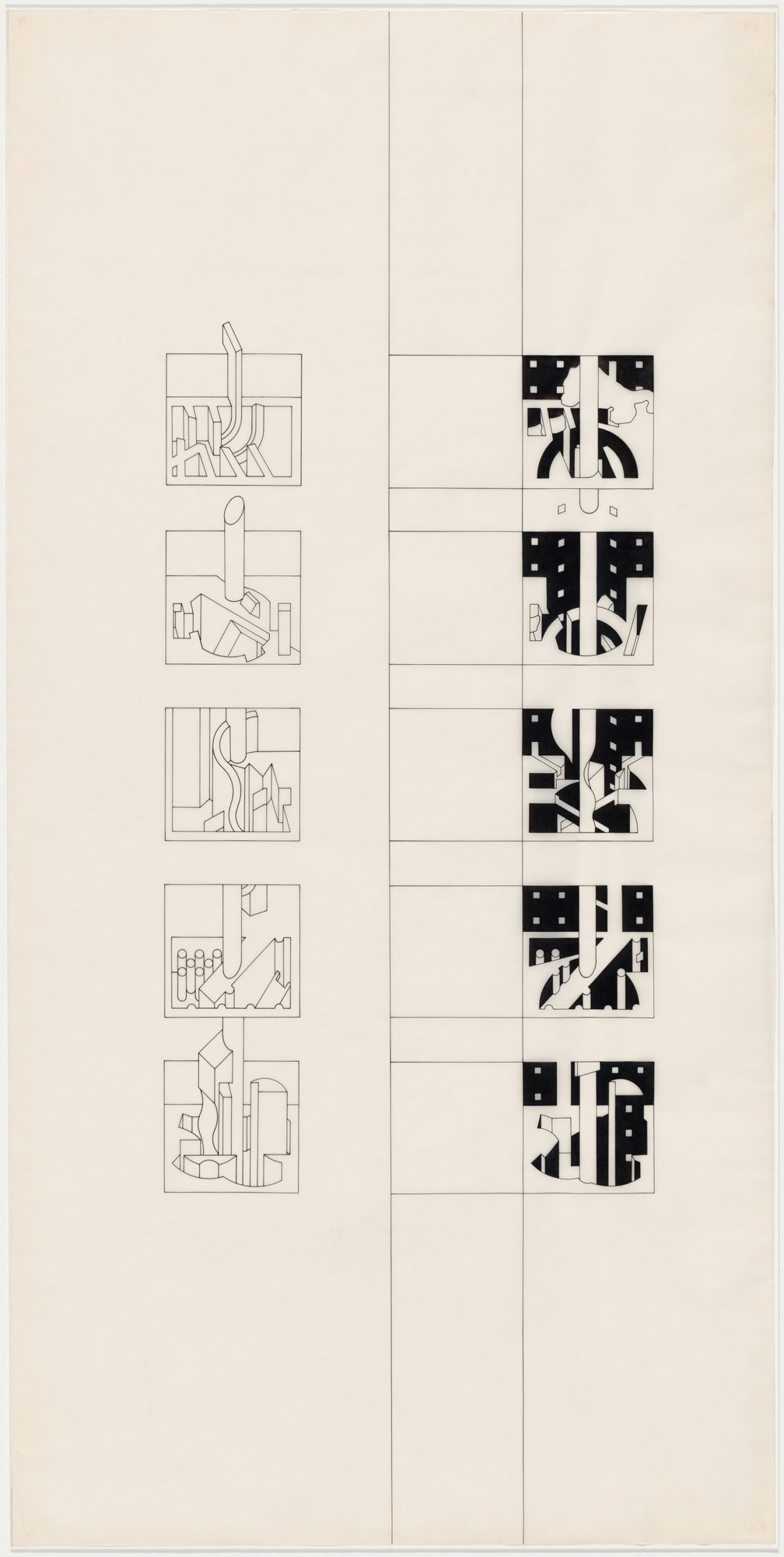 Bernard Tschumi. The Manhattan Transcripts Project, New York, New York, Episode 3: The Tower (The Fall),