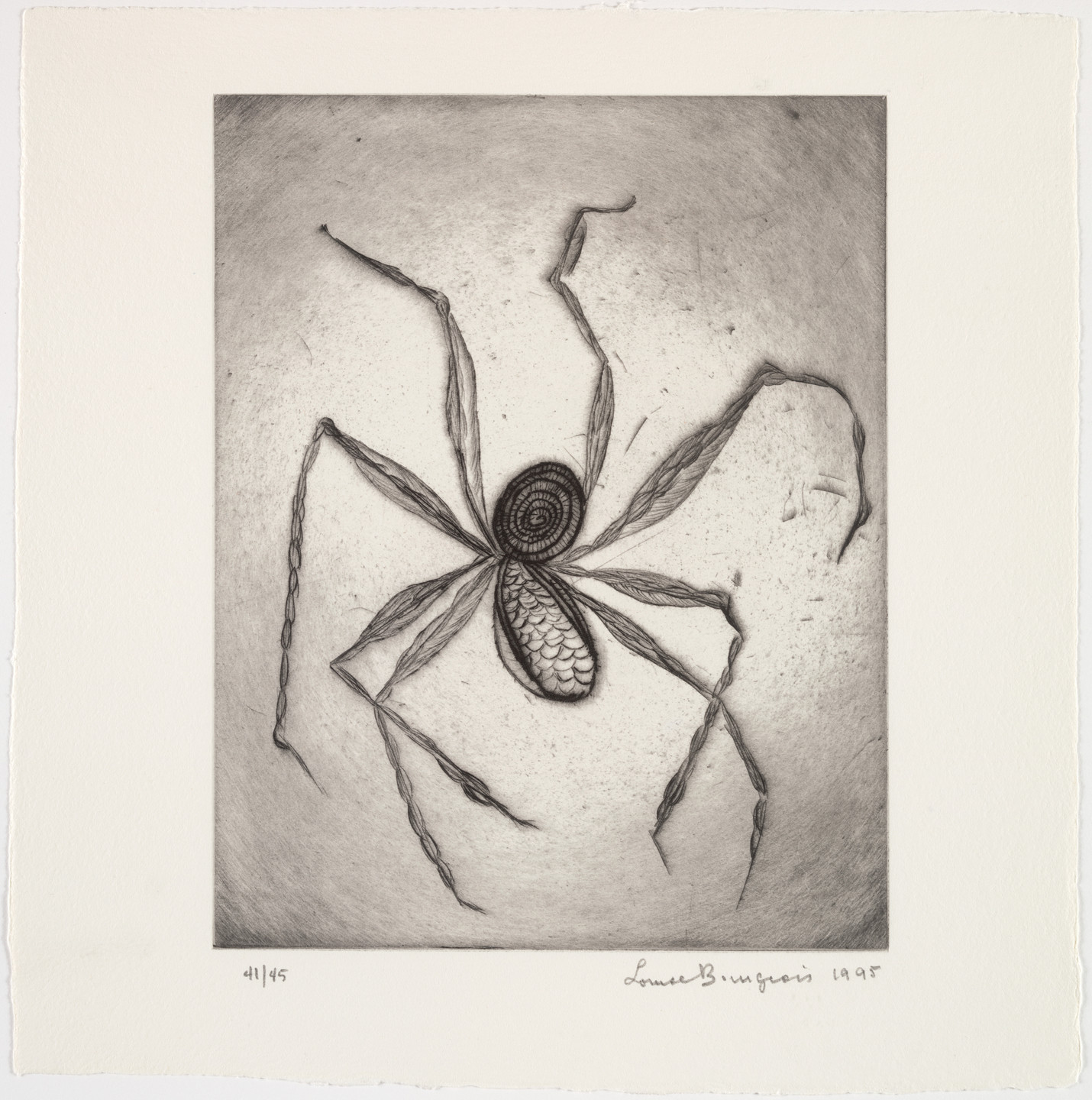 Louise Bourgeois. Untitled, plate 8 of 9, from the portfolio, Ode à Ma Mère. 1995