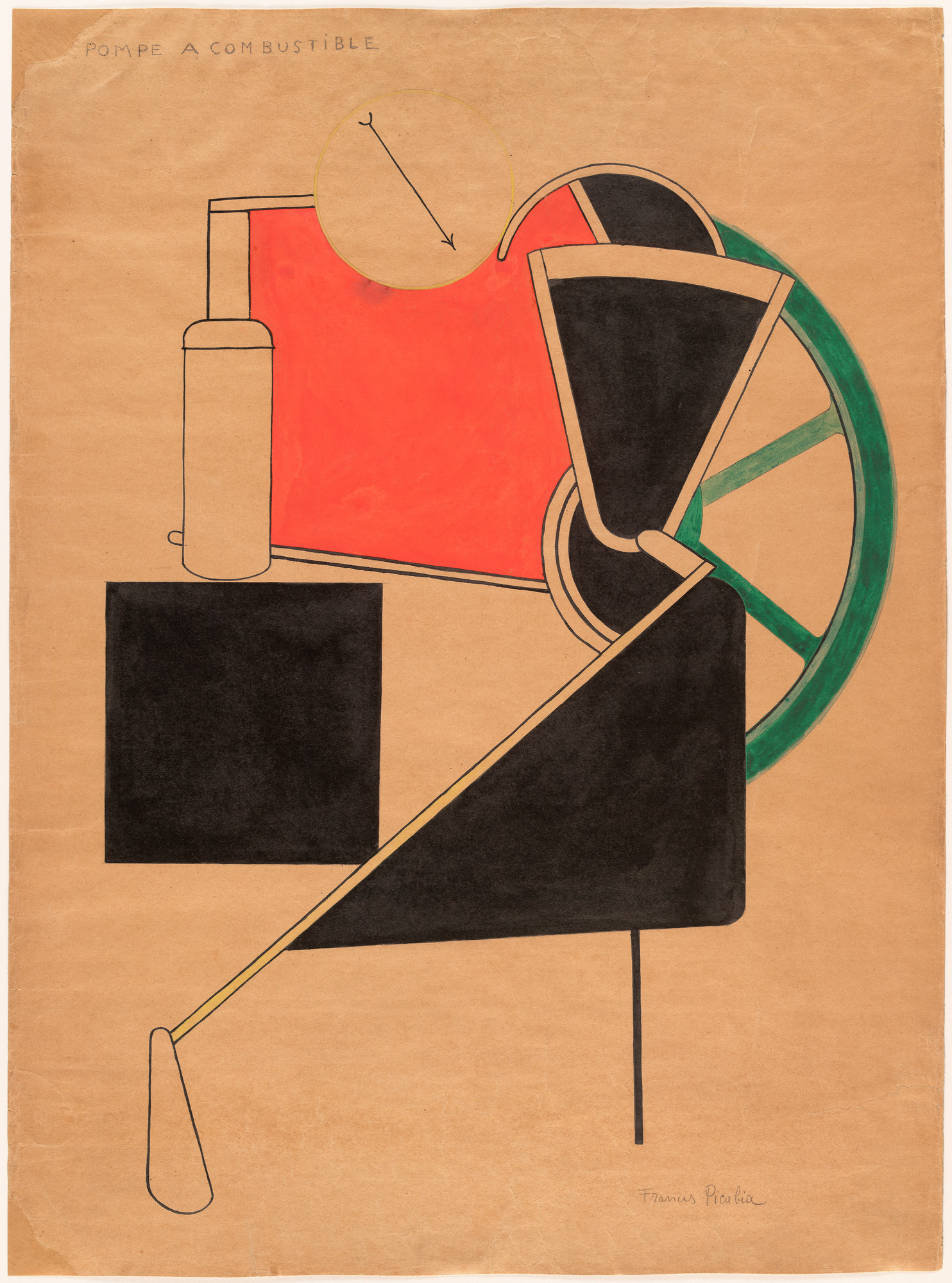 Francis Picabia. Fuel Pump ( Pompe à combustible ). 1922 | MoMA