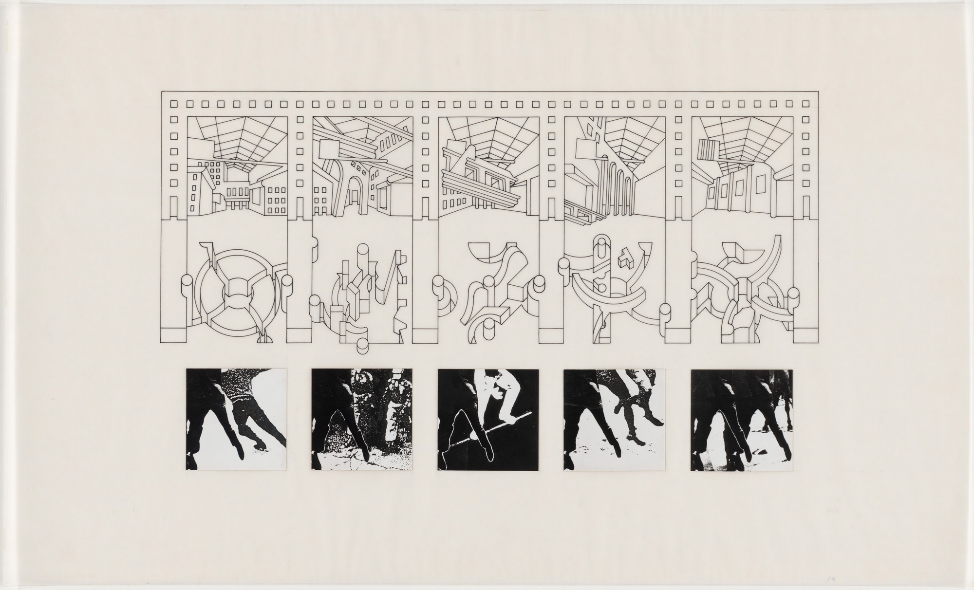Bernard Tschumi. The Manhattan Transcripts Project, New York, New