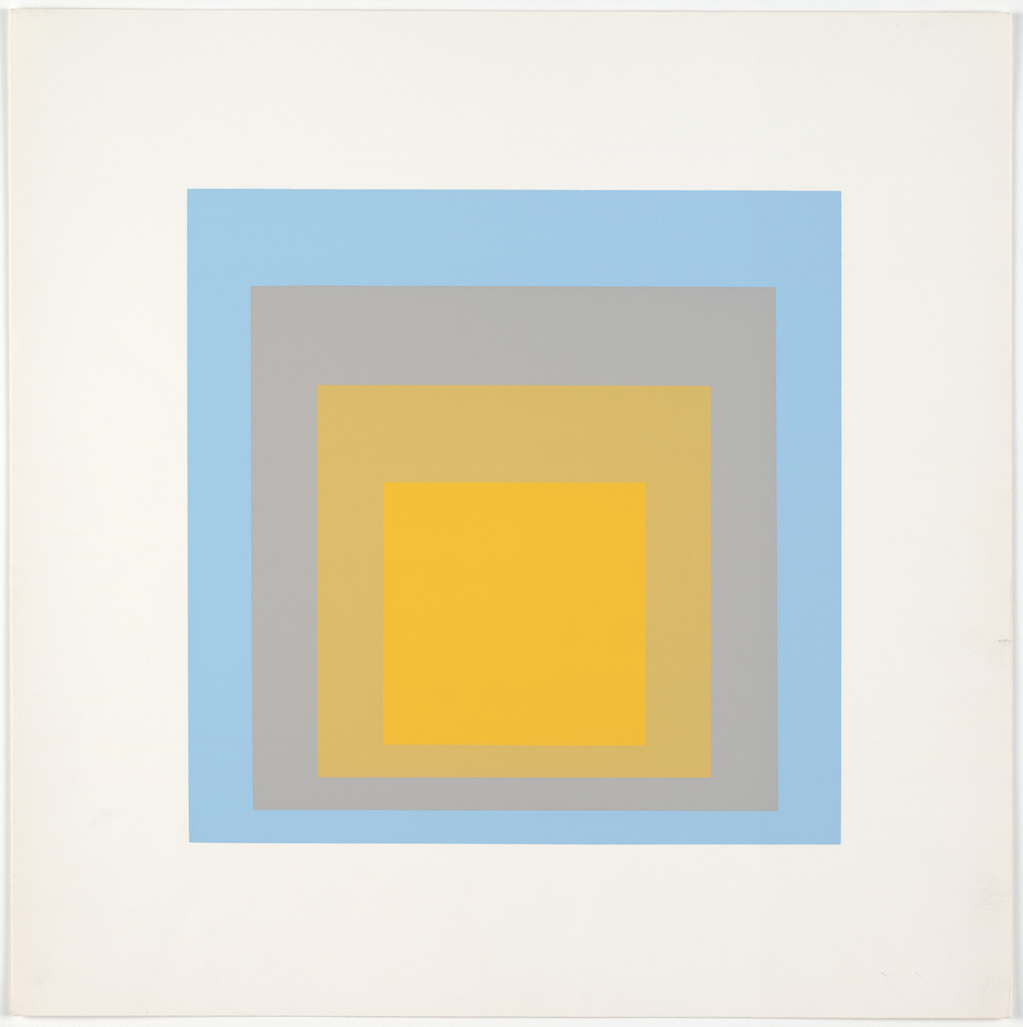 Josef Albers. Wide Light from Homage to the Square: Ten Works by Josef Albers. 1962