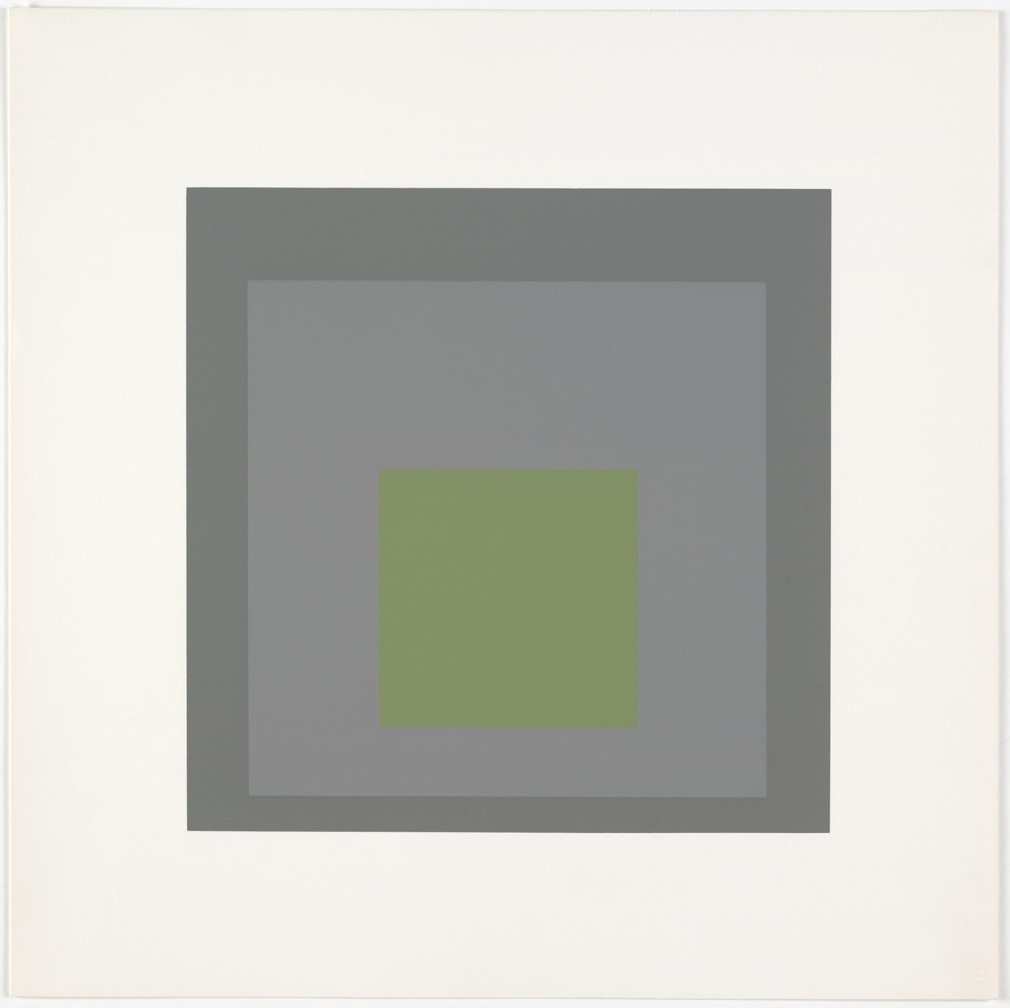 Josef Albers. Thaw from Homage to the Square: Ten Works by Josef Albers. 1962