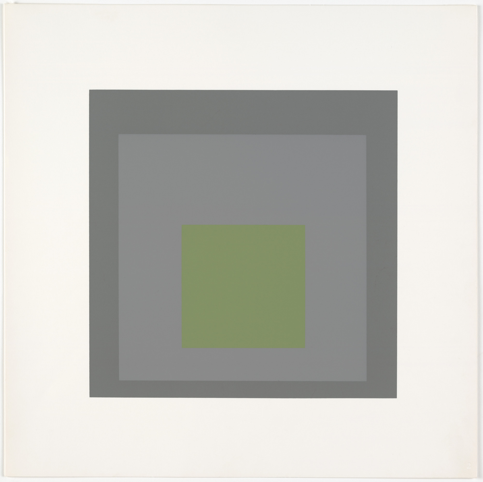 Josef Albers. Thaw from Homage to the Square: Ten Works by Josef