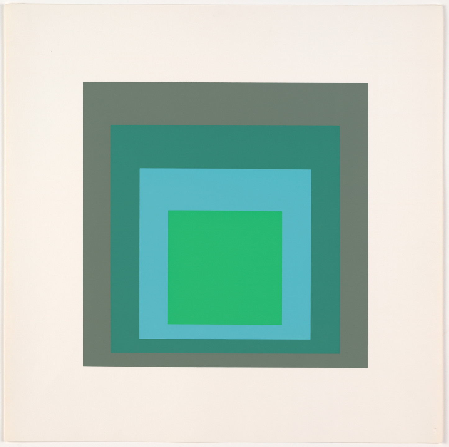 Josef Albers. Patina from Homage to the Square: Ten Works by Josef Albers. 1962