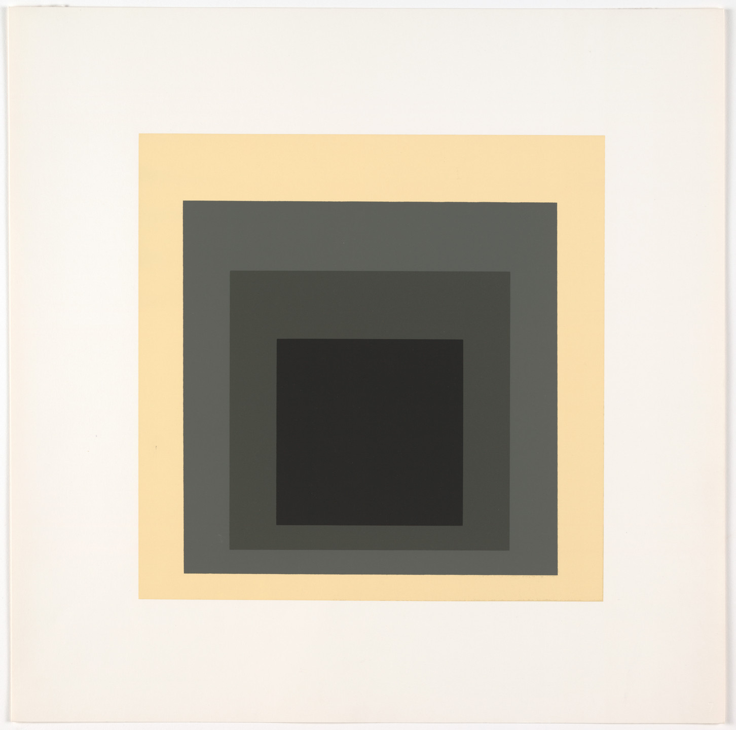 Josef Albers. Shielded from Homage to the Square: Ten Works by Josef Albers. 1962