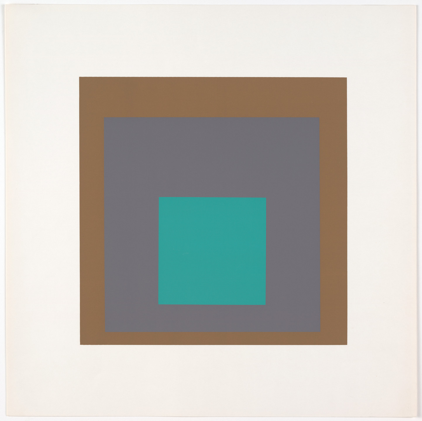 Josef Albers. Aura from Homage to the Square: Ten Works by Josef Albers. 1962