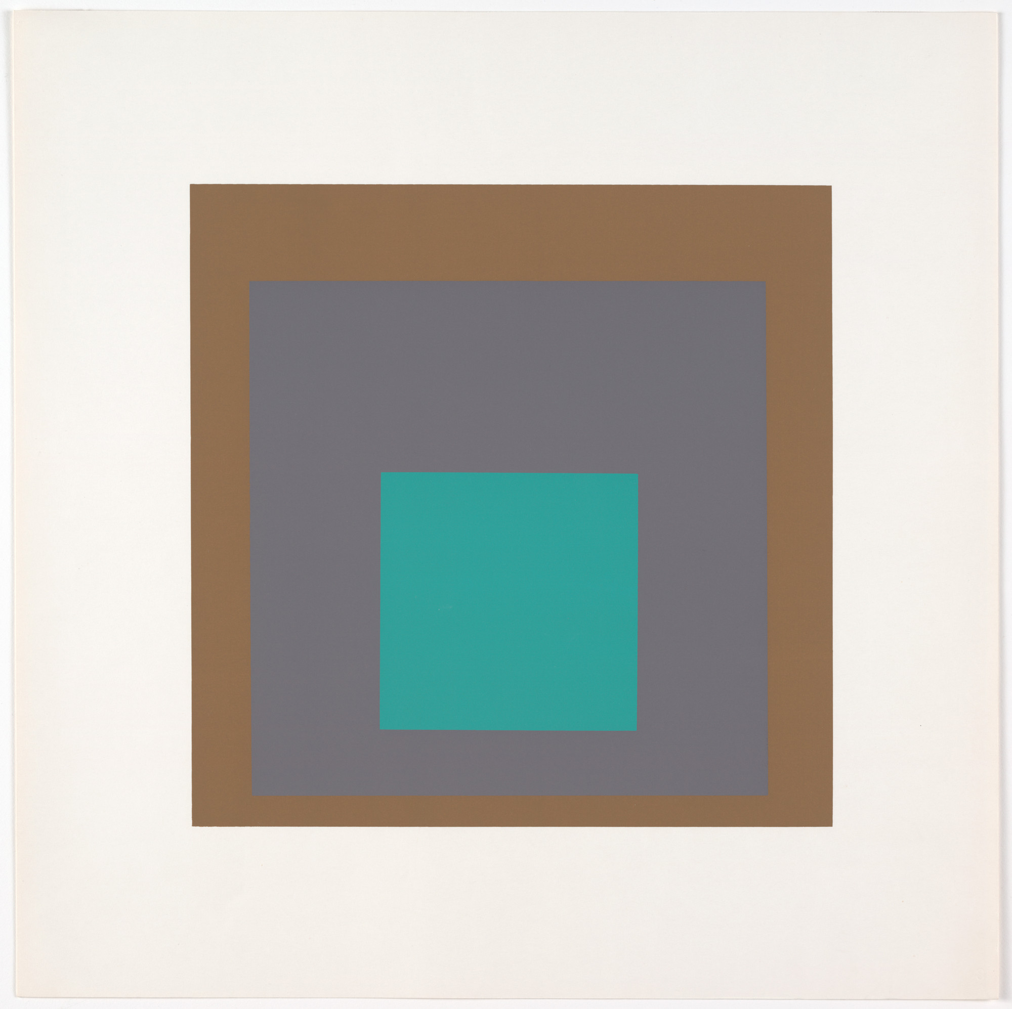 Josef Albers. Aura from Homage to the Square: Ten Works by Josef