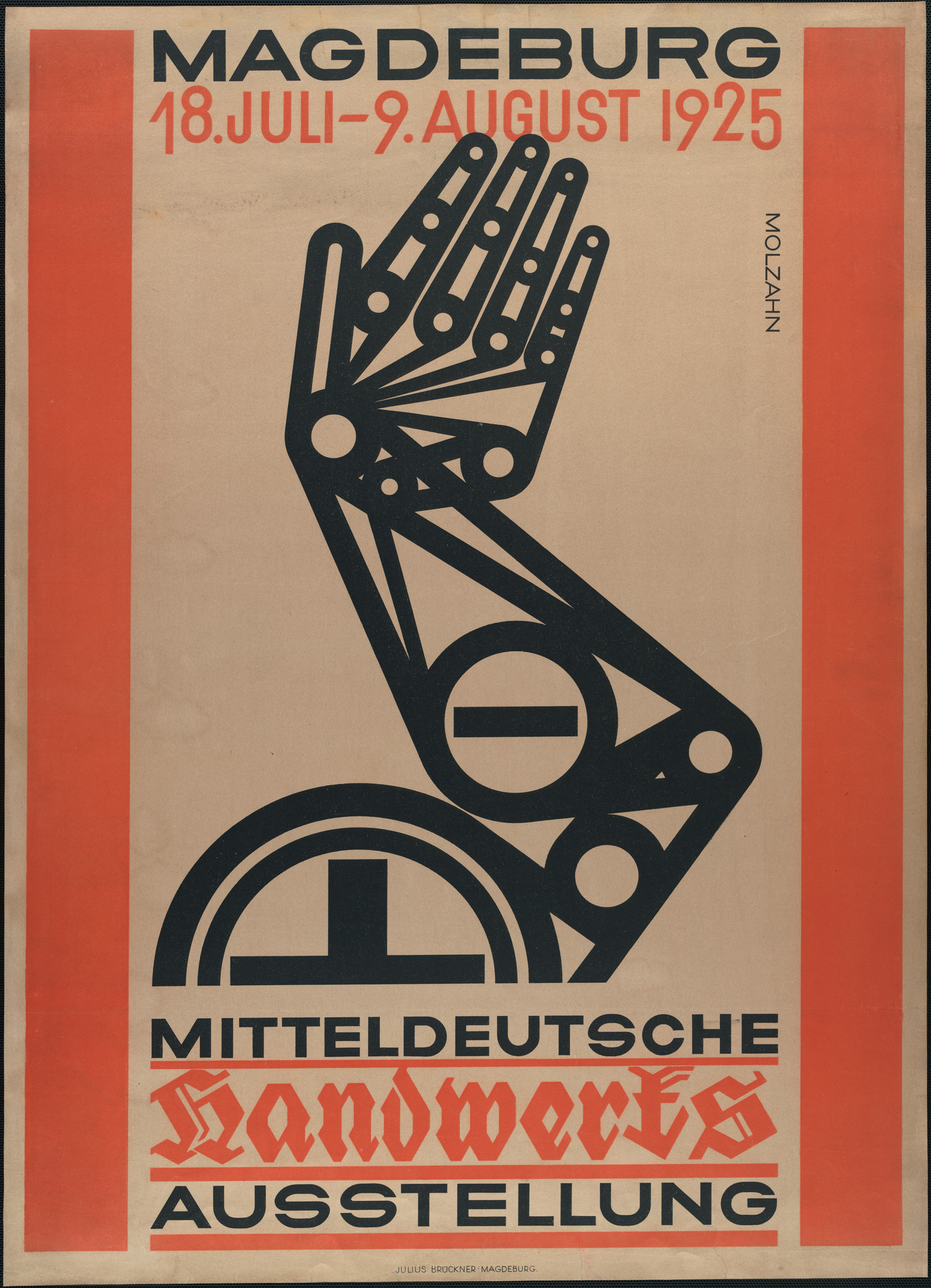 Johannes Molzahn. Magdeburg Handwerksausstellung. 1925 | MoMA