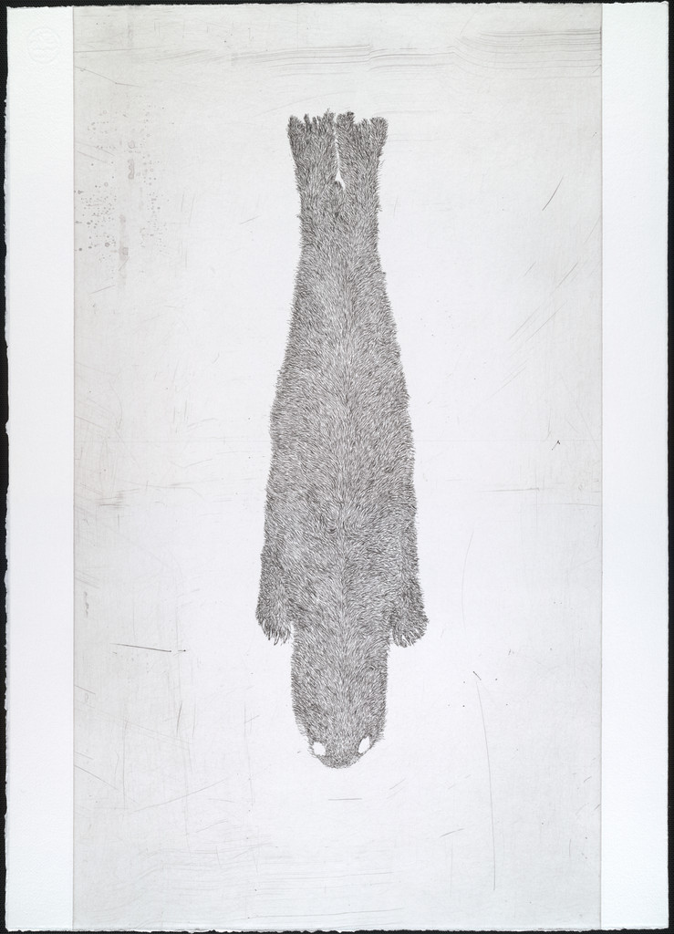 Untitled from White Mammals, Kiki Smith, 1998