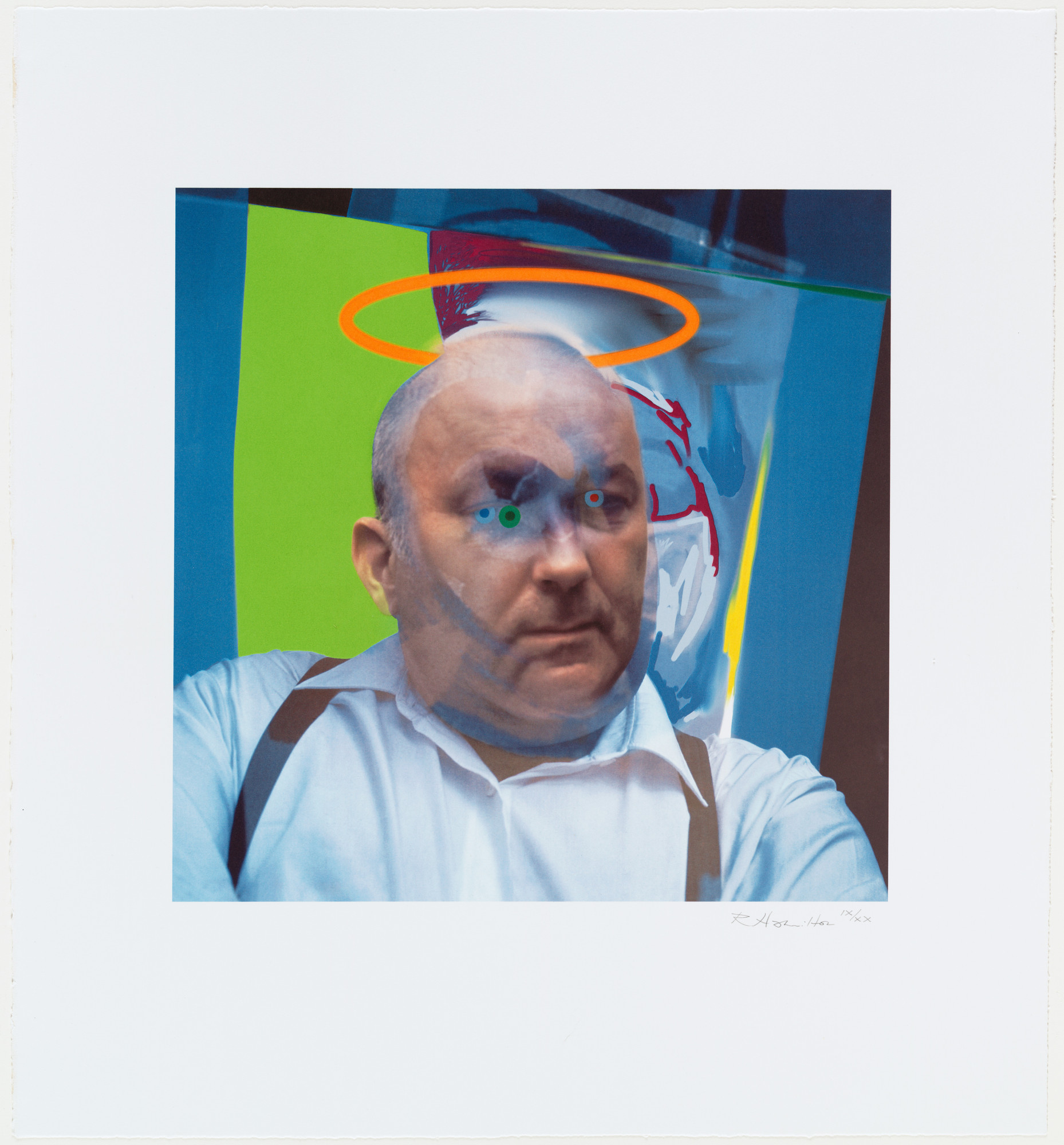 Richard Hamilton. Portrait of Dieter Roth