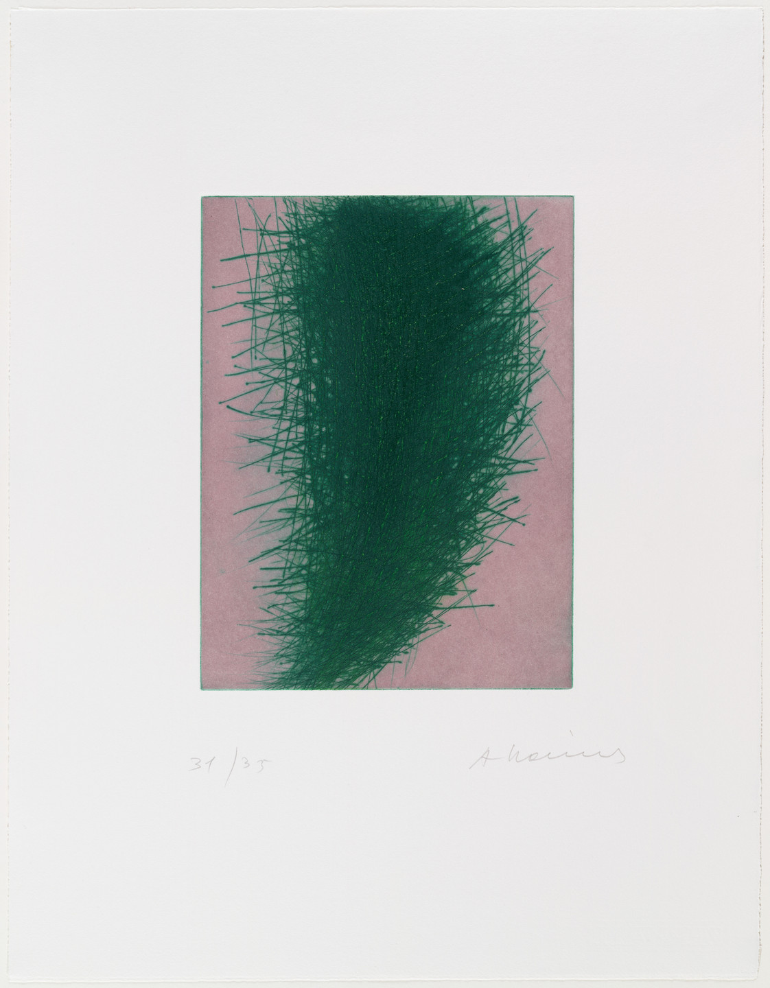 Arnulf Rainer. Greens. 1997