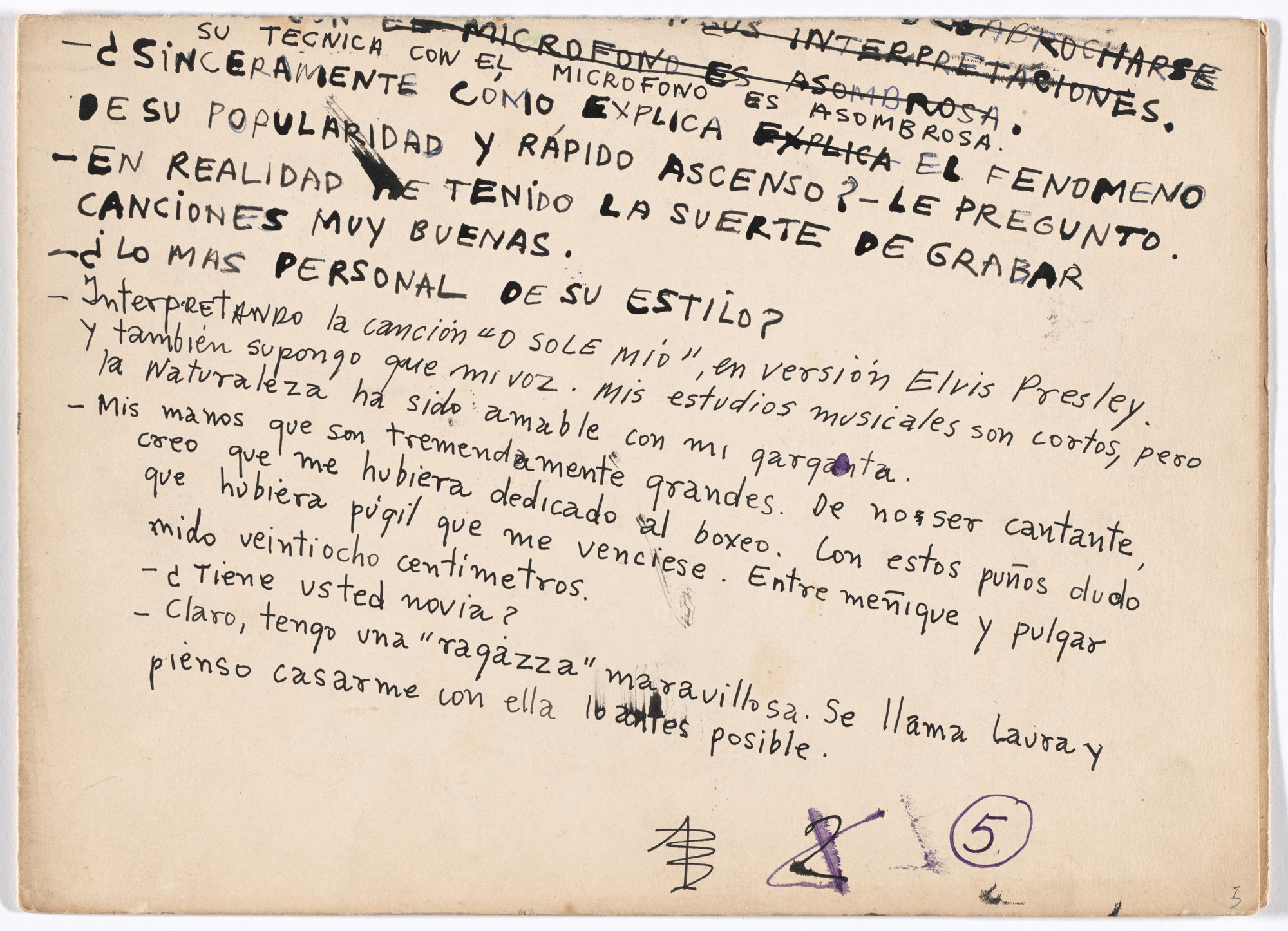 Alberto Greco. Folio II from Bewitching Kisses (Besos Brujos)