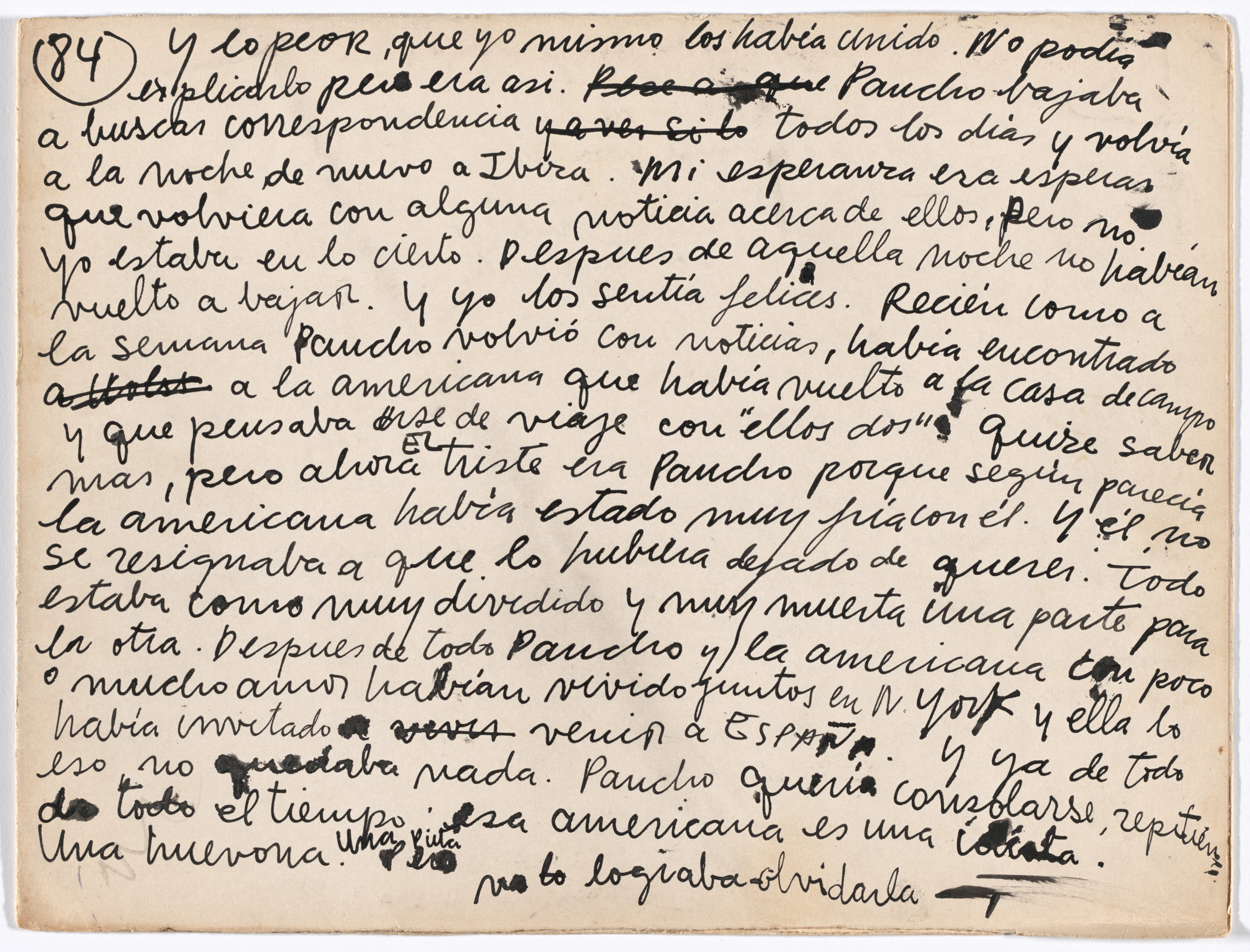 Alberto Greco. Folio XXI from Bewitching Kisses (Besos Brujos)