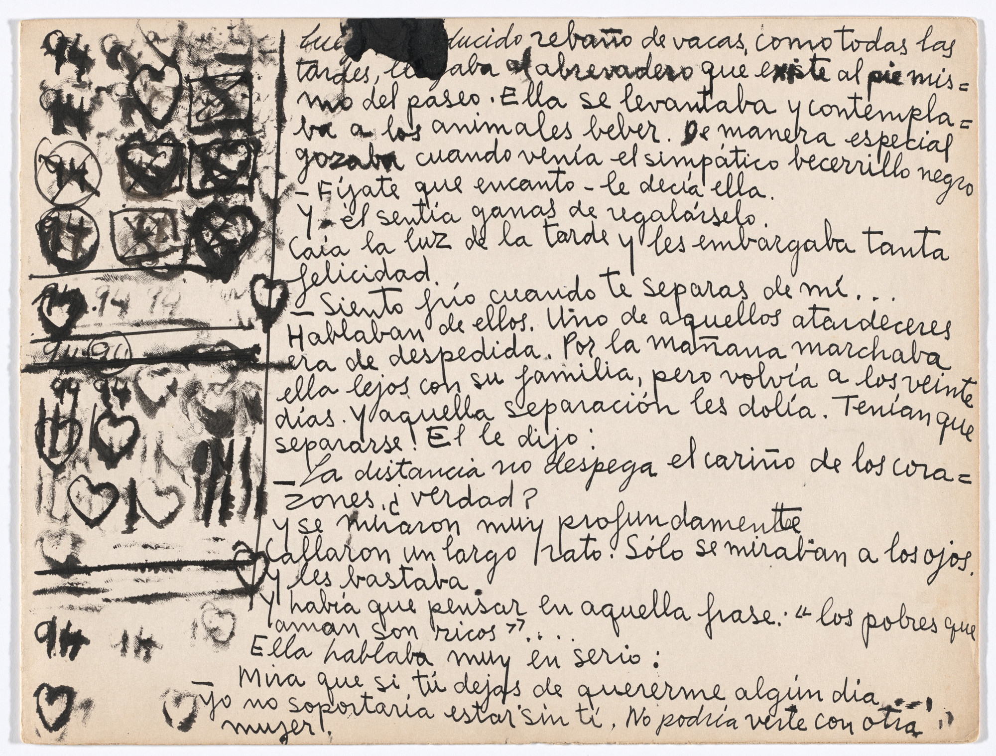 Alberto Greco. Folio XXV from Bewitching Kisses (Besos Brujos)