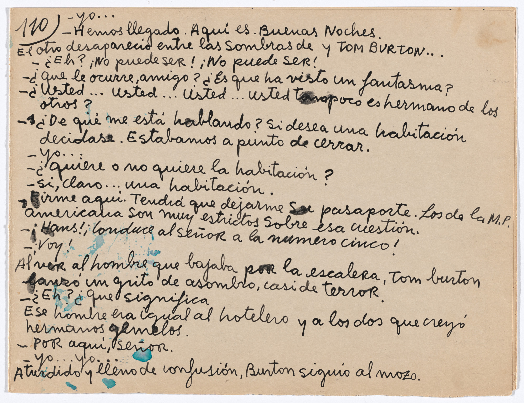 Alberto Greco. Folio XXIX from Bewitching Kisses (Besos Brujos)