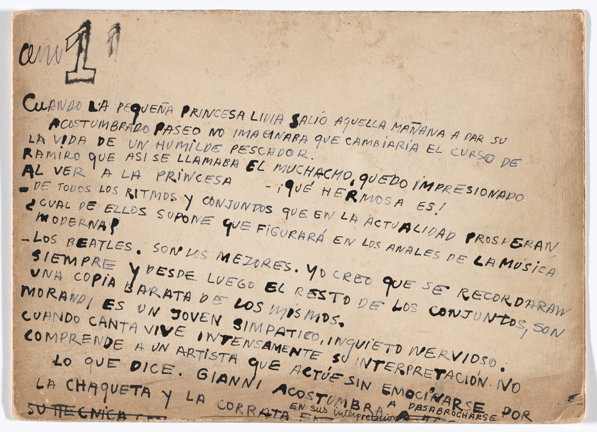 Alberto Greco. Folio I from Bewitching Kisses (Besos Brujos)