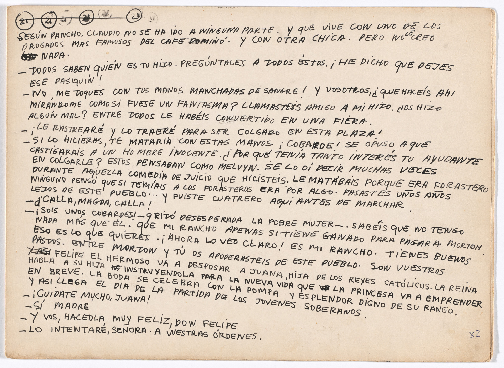 Alberto Greco. Folio VI from Bewitching Kisses (Besos Brujos)