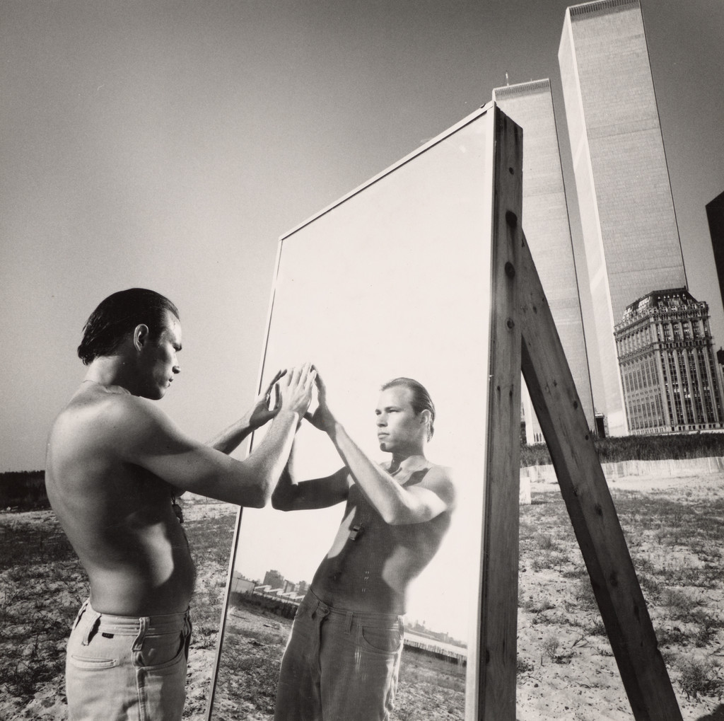World Trade Center, Man with a Mirror