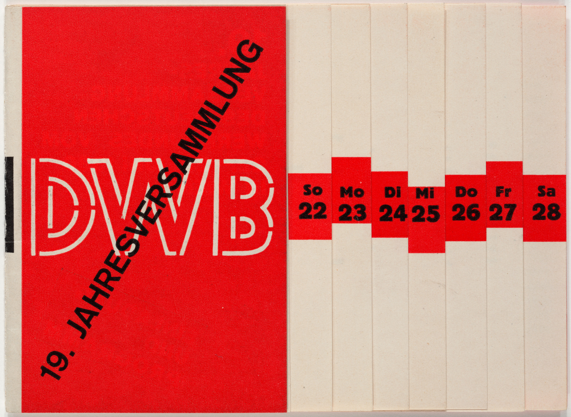 Herbert Bayer. DWB 19. Jahresversammlung