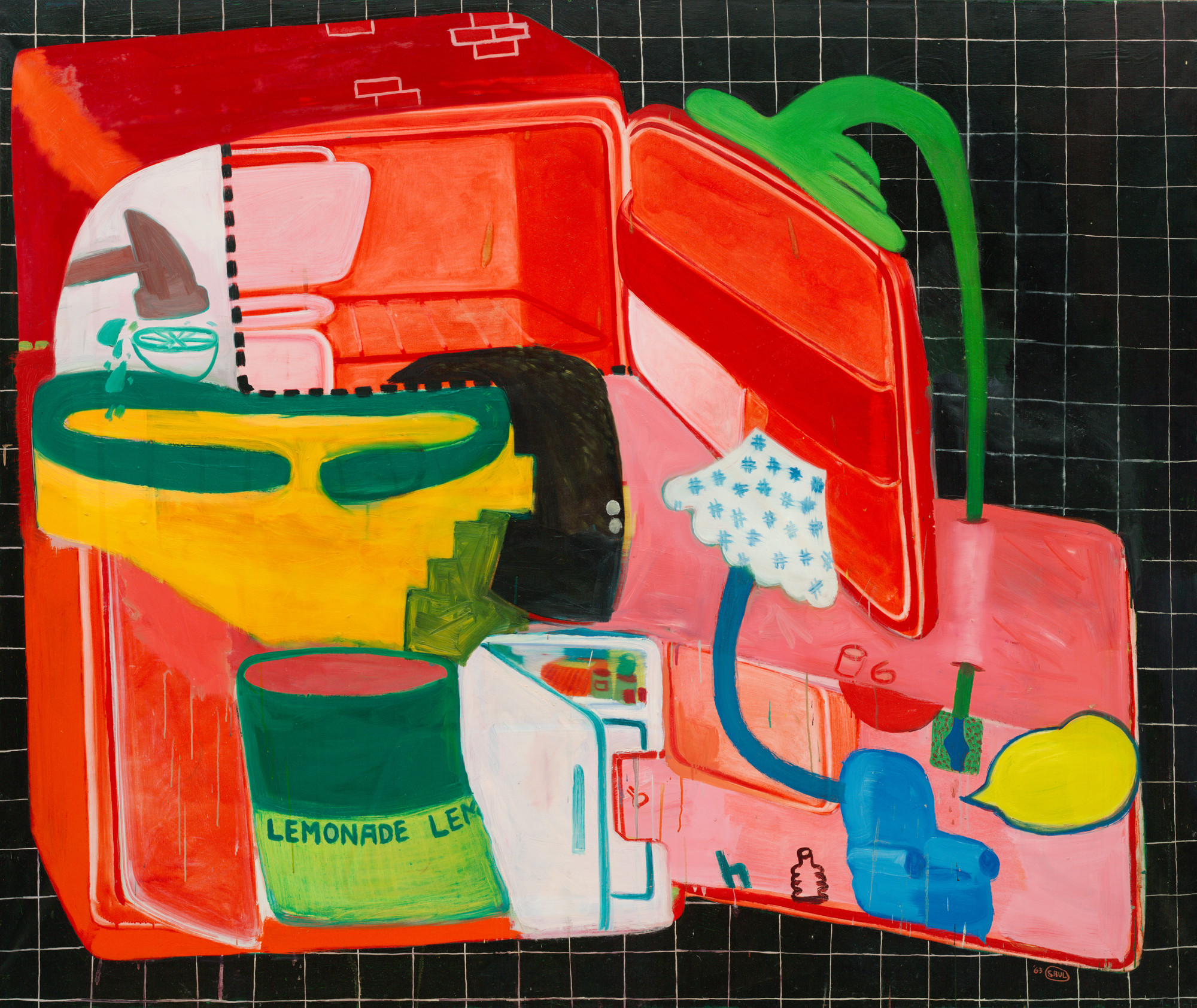 Peter Saul. Icebox Number 9. 1963 | MoMA