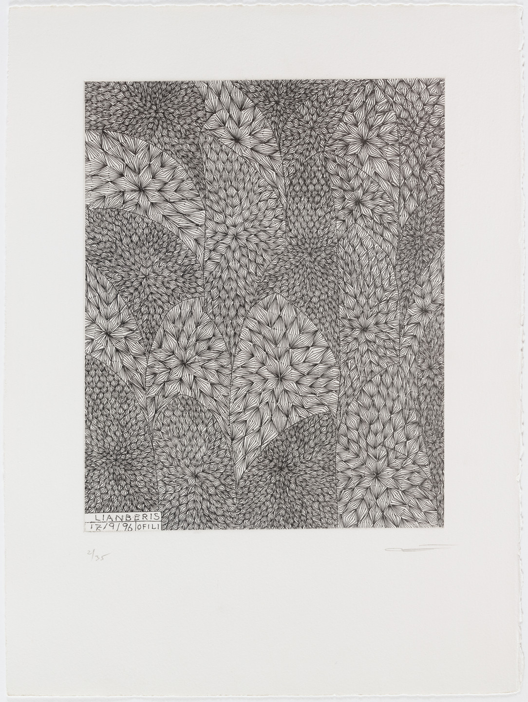 Chris Ofili. Llanberis from North Wales. 1996