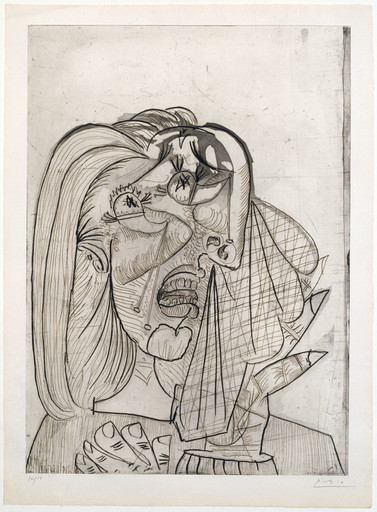 Pablo Picasso. The Weeping Woman, I (La Femme qui pleure. I