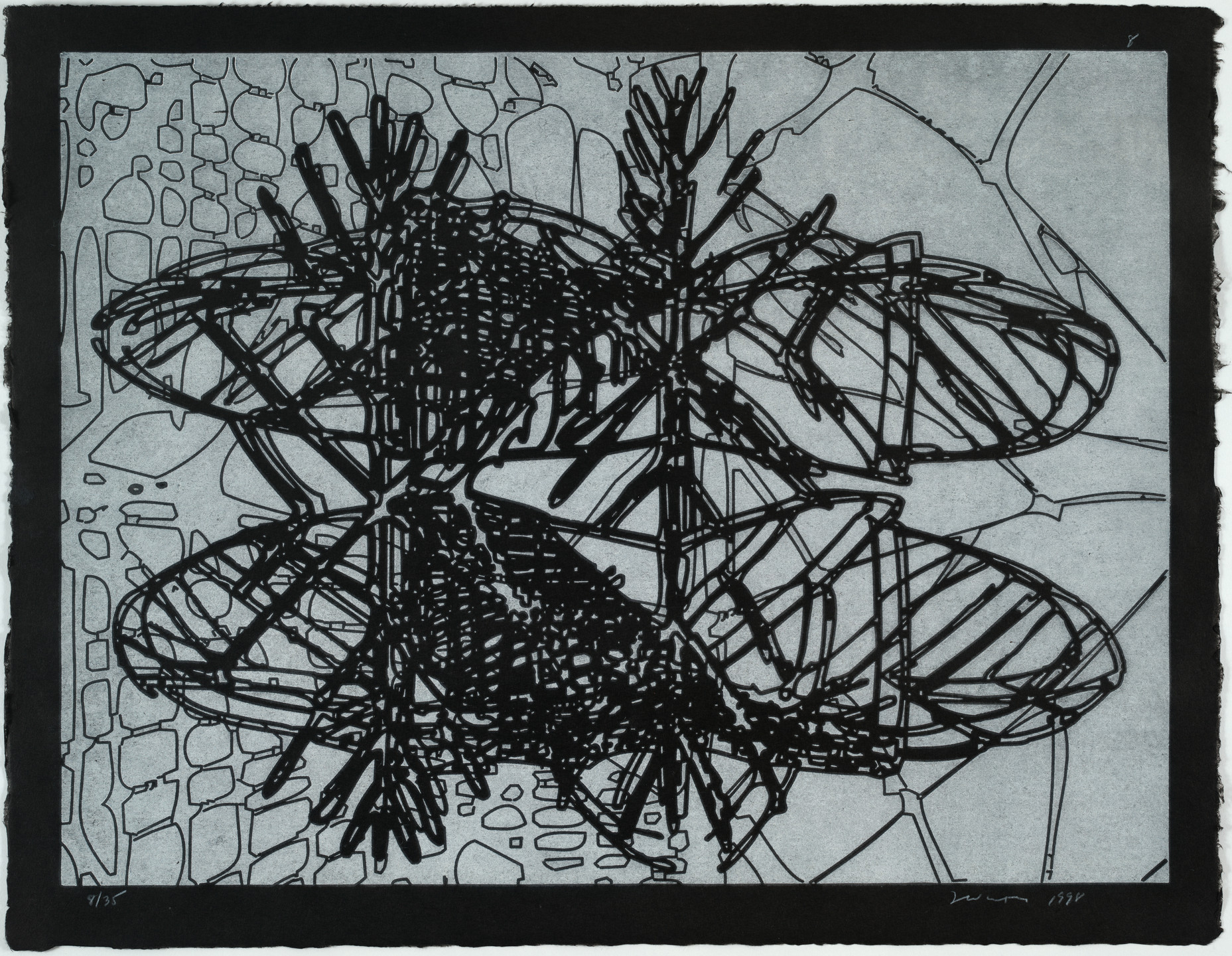 Terry Winters. Untitled from Graphic Primitives. 1998