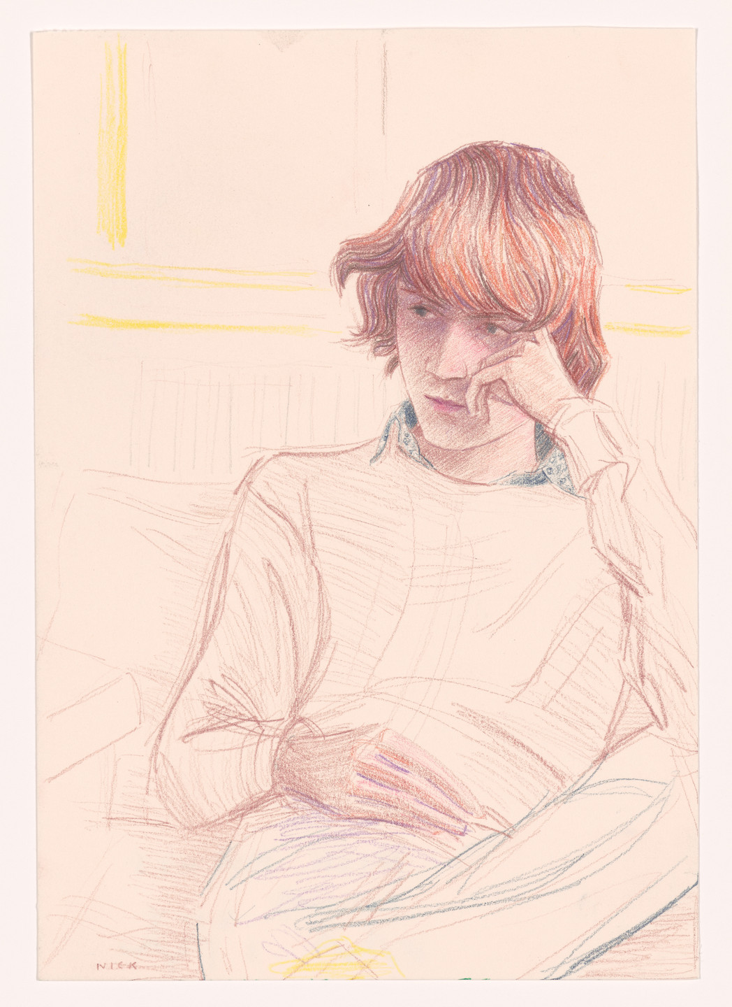 Elizabeth Peyton. Nick Mauss (Orient). 2004 | MoMA