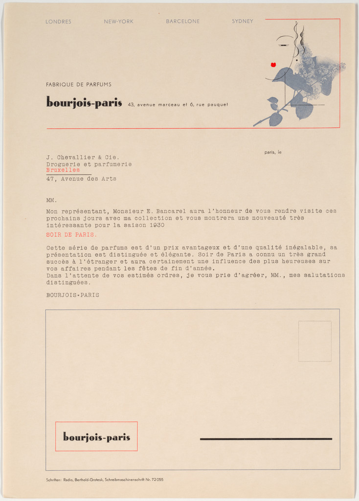 Bourjois-Paris, Fabrique de Parfums